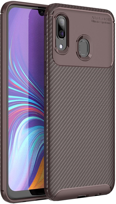 

Панель TOTO TPU Carbon Fiber 1.5mm Case для Samsung Galaxy A20/A30 Coffee