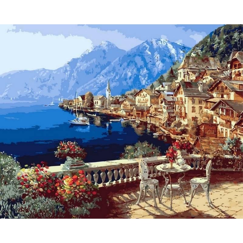

Картина рисование по номерам Babylon Халлштат, Австрия VP249 40х50см Худ. Сунг Сам Парк набор для росписи, краски, кисти, холст