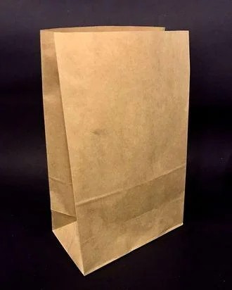 

Пакет бумажный без ручки Ecopack 240х150х90 бурый крафт 1000 штук (56433)