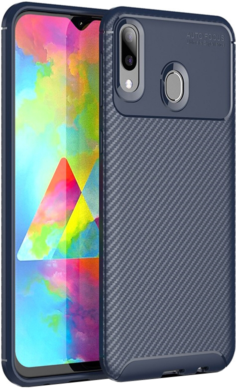 

Панель TOTO TPU Carbon Fiber 1.5mm Case для Samsung Galaxy M20 Dark Blue