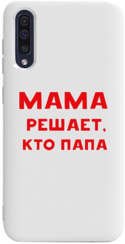 

Панель TOTO Pure TPU 2mm Print Case для Samsung Galaxy A30s/A50/A50s Mama Reshaet White