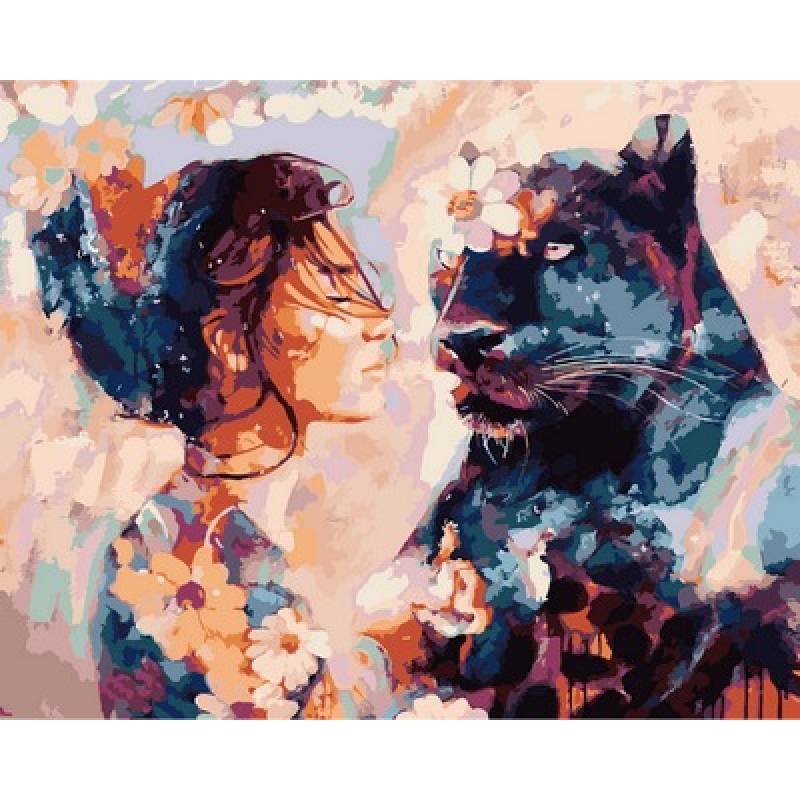 

Картина рисование по номерам Babylon Звездная пантера NB967R 40х50 см Люди на картине набор для росписи краски, кисти, холст