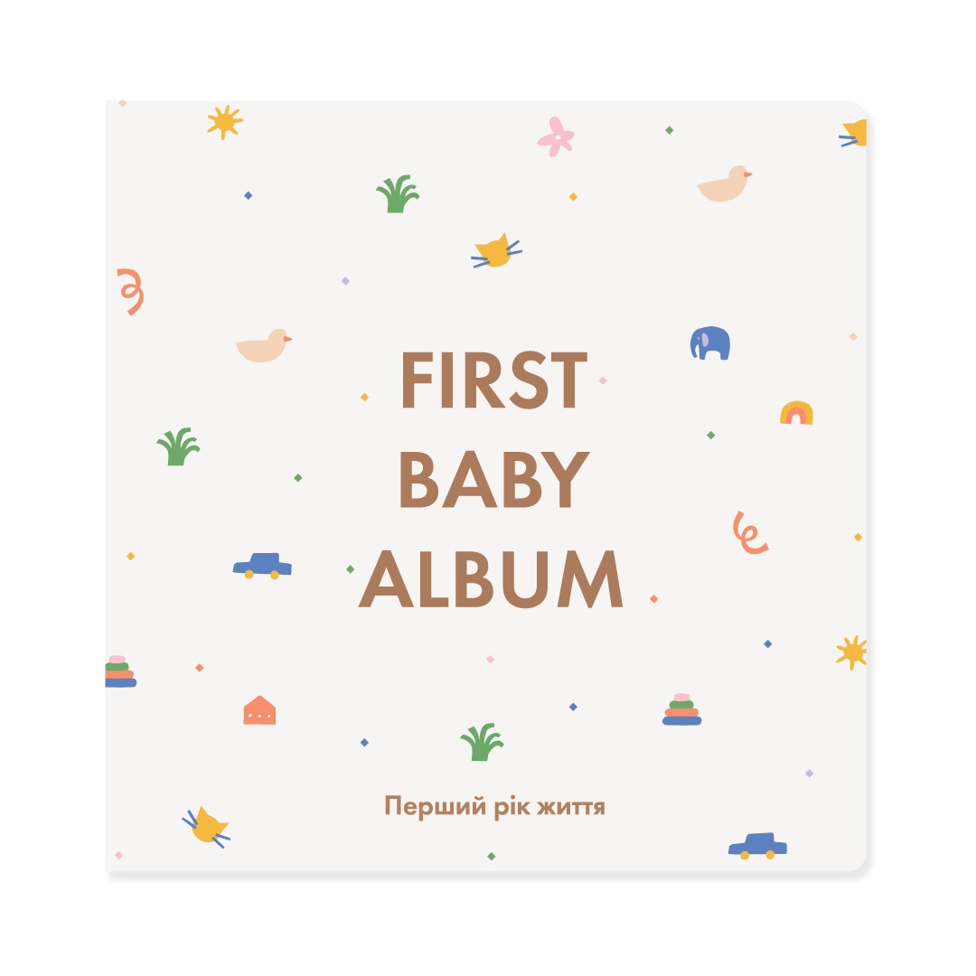

Фотоальбом FIRST BABY ALBUM 23х24 см бежевий