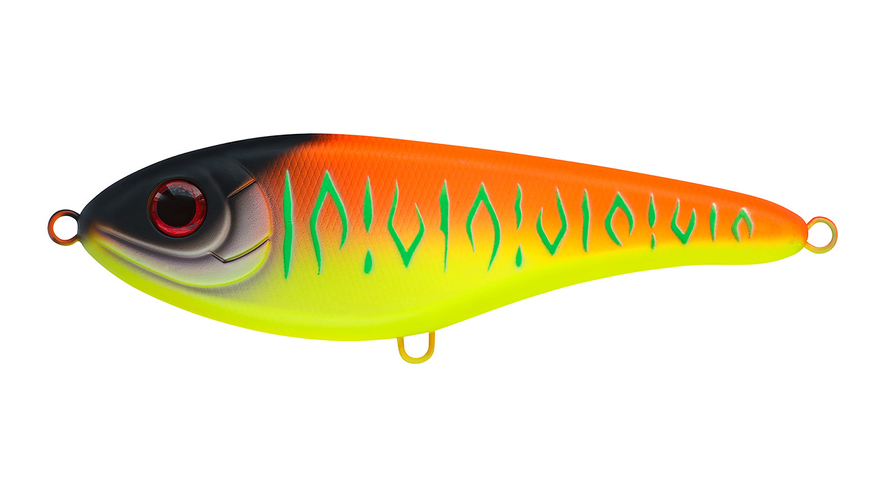

Воблер Джеркбейт Strike Pro Buster Jerk Sinking, 150 мм, 75 гр, Загл. 0,5м.-4,0м., Тонущий, цвет: A242S Sunrise Mat Tiger, (EG-048#A242S) (111158)