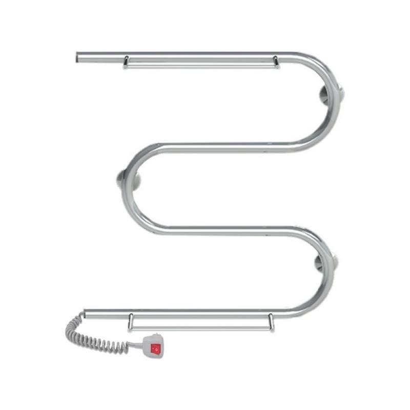 

Полотенцесушитель электрический Lidz Snake shelf (CRM) 500x500 LE с полкой