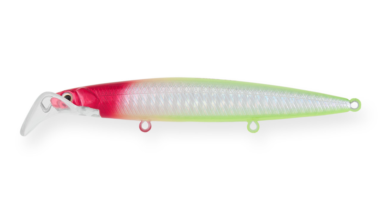 

Воблер Минноу Strike Pro Scooter Minnow 110F, 110 мм, 11,8 гр, Загл. 1,5м.-2,5м., Плавающий, цвет: X10-713 Clown Silver, (EG-186F#X10-713) (83785)