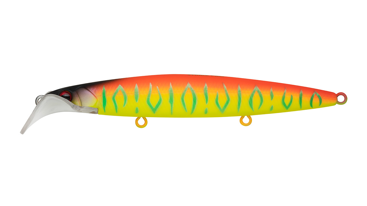 

Воблер Минноу Strike Pro Scooter Minnow 110F, 110 мм, 11,8 гр, Загл. 1,5м.-2,5м., Плавающий, цвет: A242S Sunrise Mat Tiger, (EG-186F#A242S) (117486)