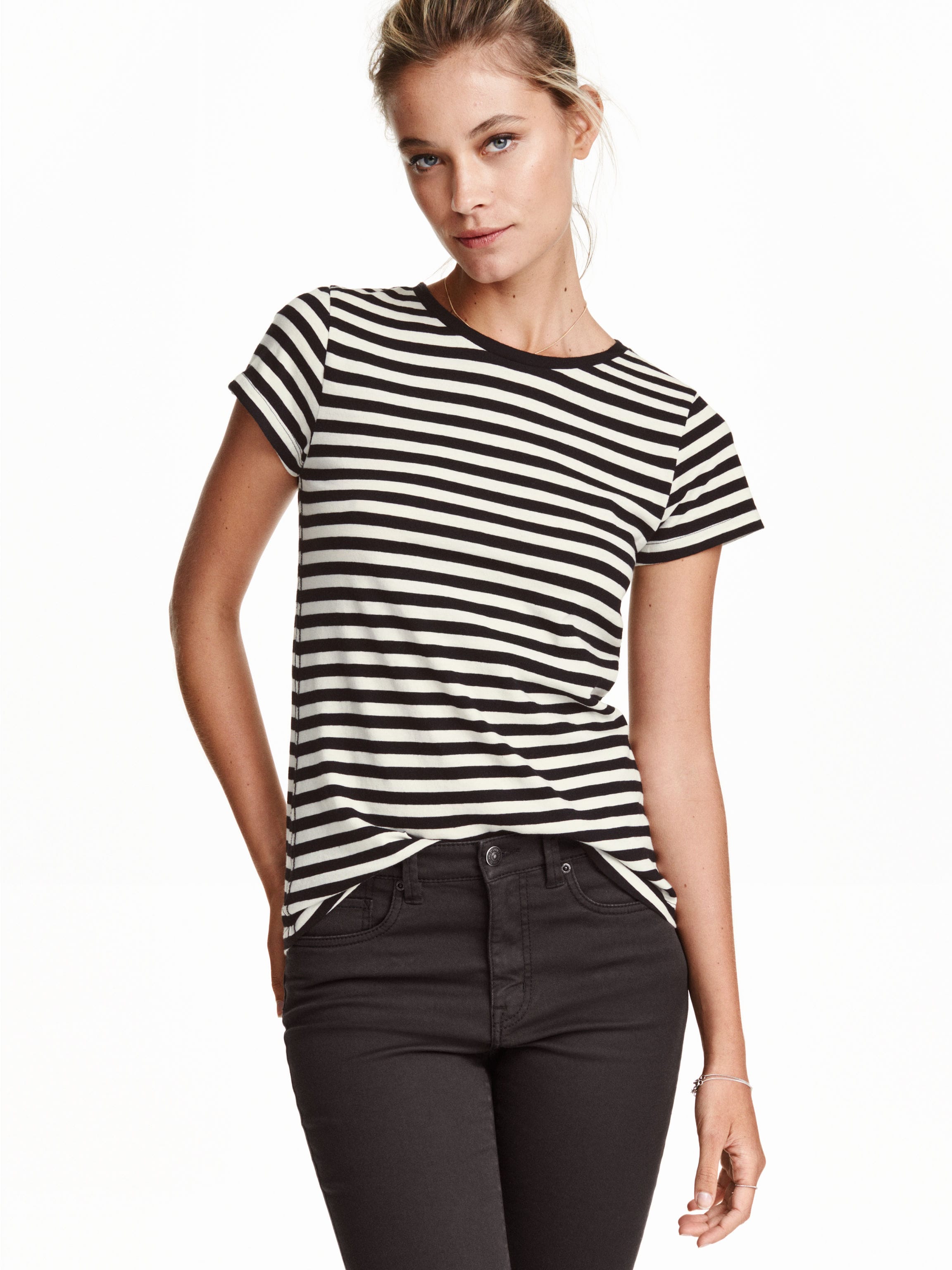 

Футболка H&M 3738383-z XL Черная с белым