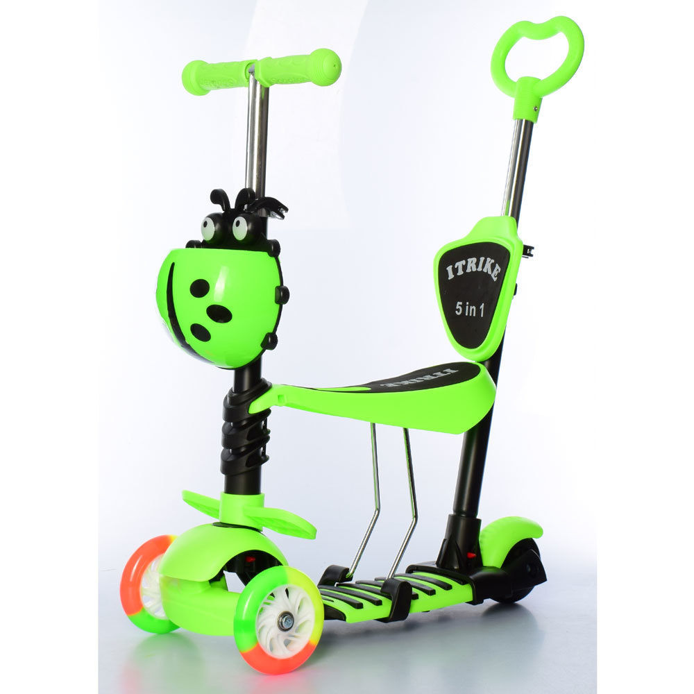 

Самокат 5 в 1 iTrike Maxi JR 3-026-C-GR Green (JR 3-026-C-GR)