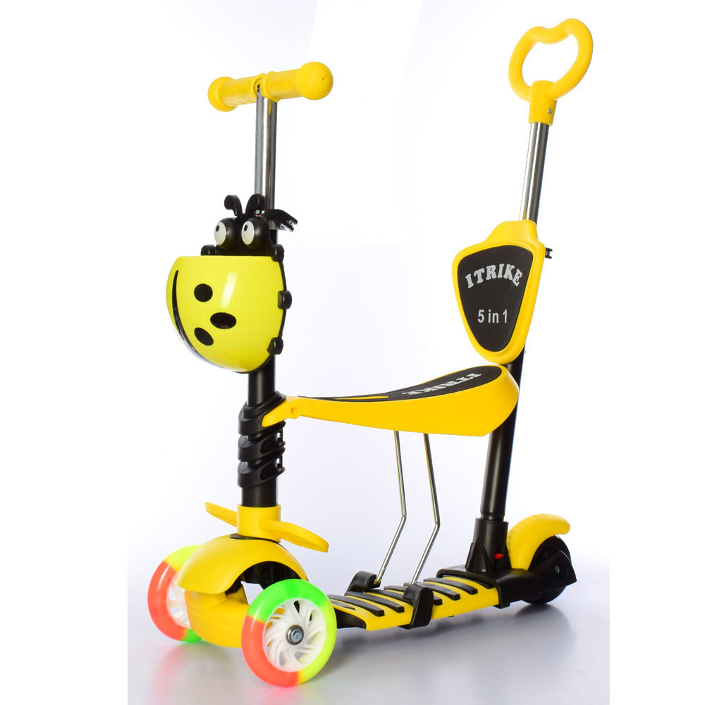

Самокат 5 в 1 iTrike Maxi JR 3-026-C-Y Yellow (JR 3-026-C-Y)