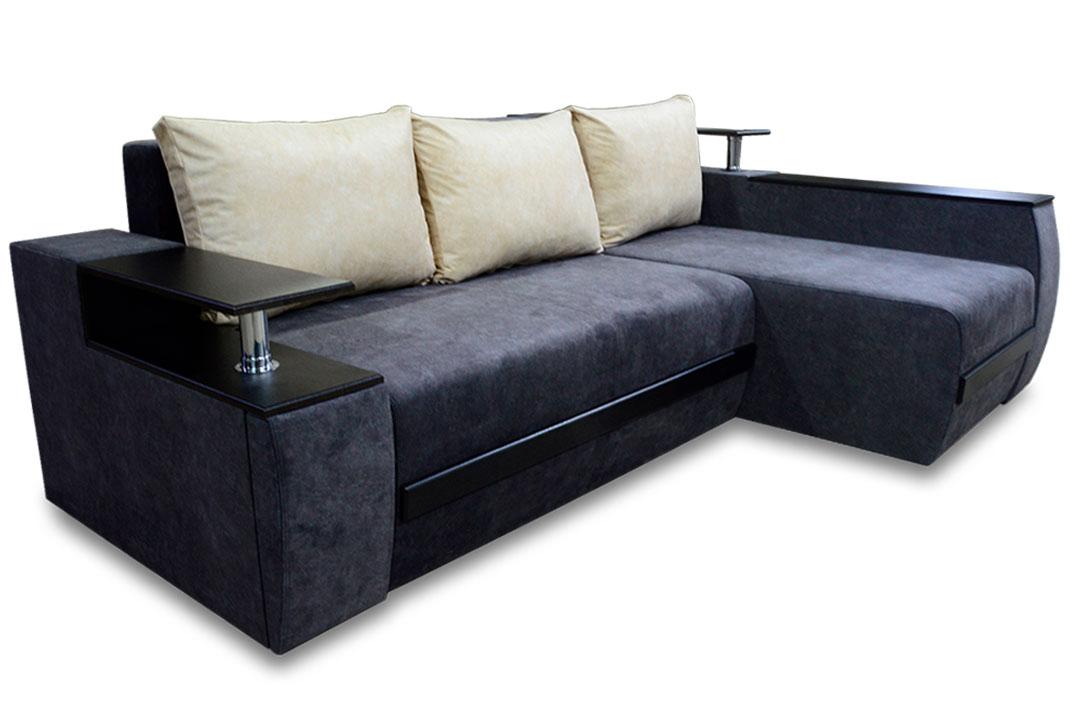 

Диван угловой Оскар (правый) Агат-М 245x160см Серый