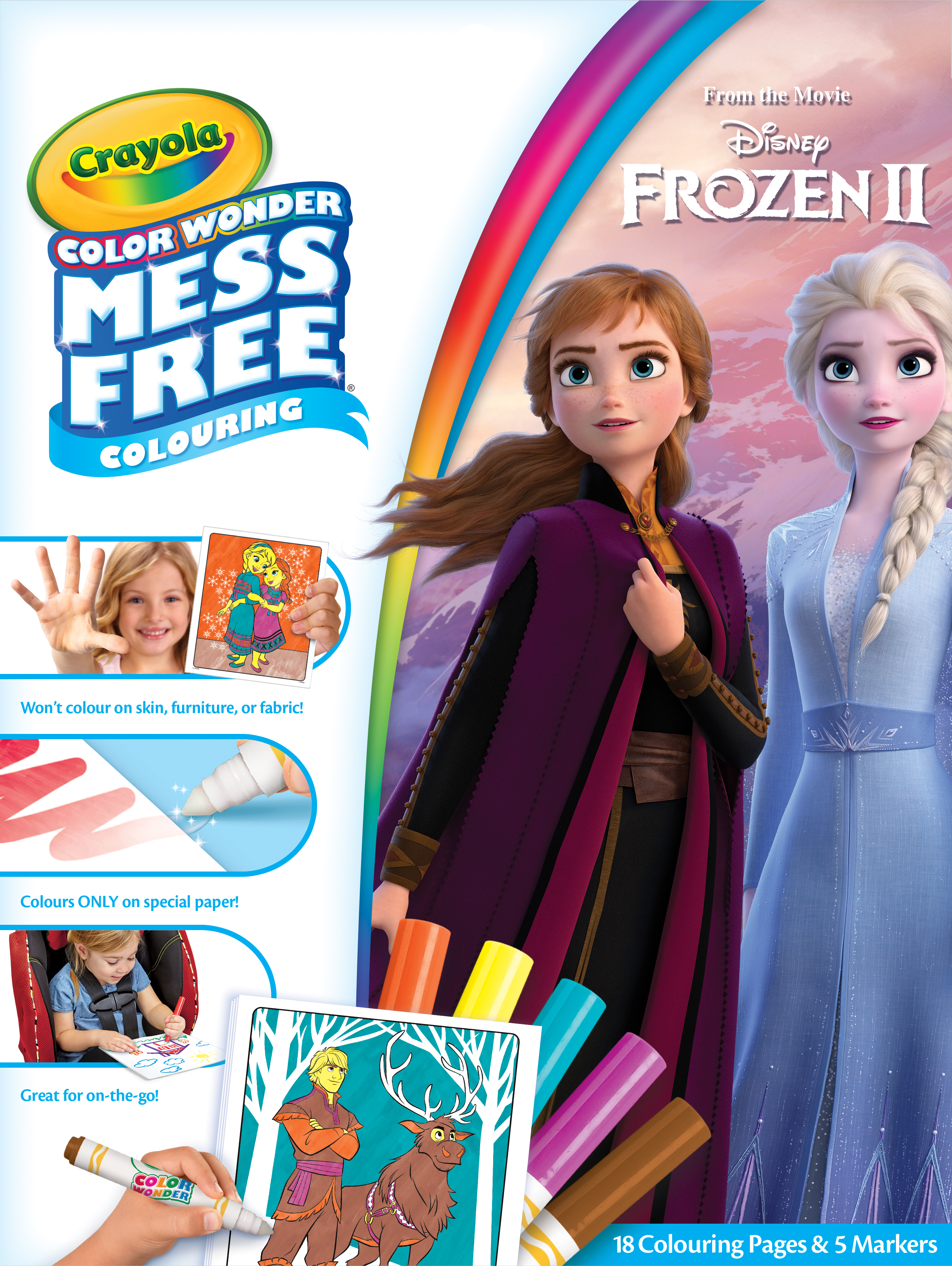 

Раскраска Crayola Color Wonder Frozen 2 (256697.006) (5025123128313)