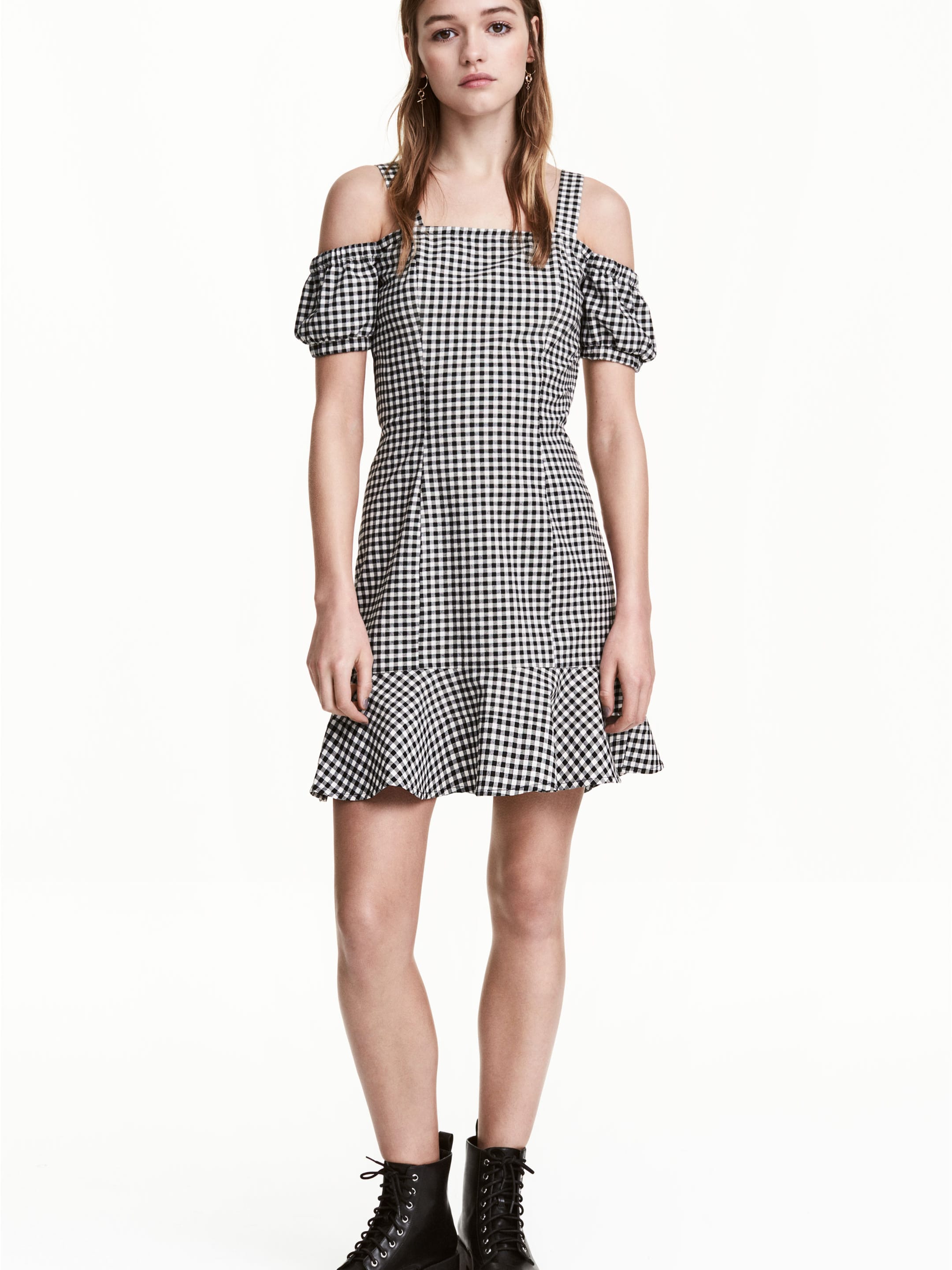 

Сарафан H&M 5031665-ADHA 42 Черный с белым