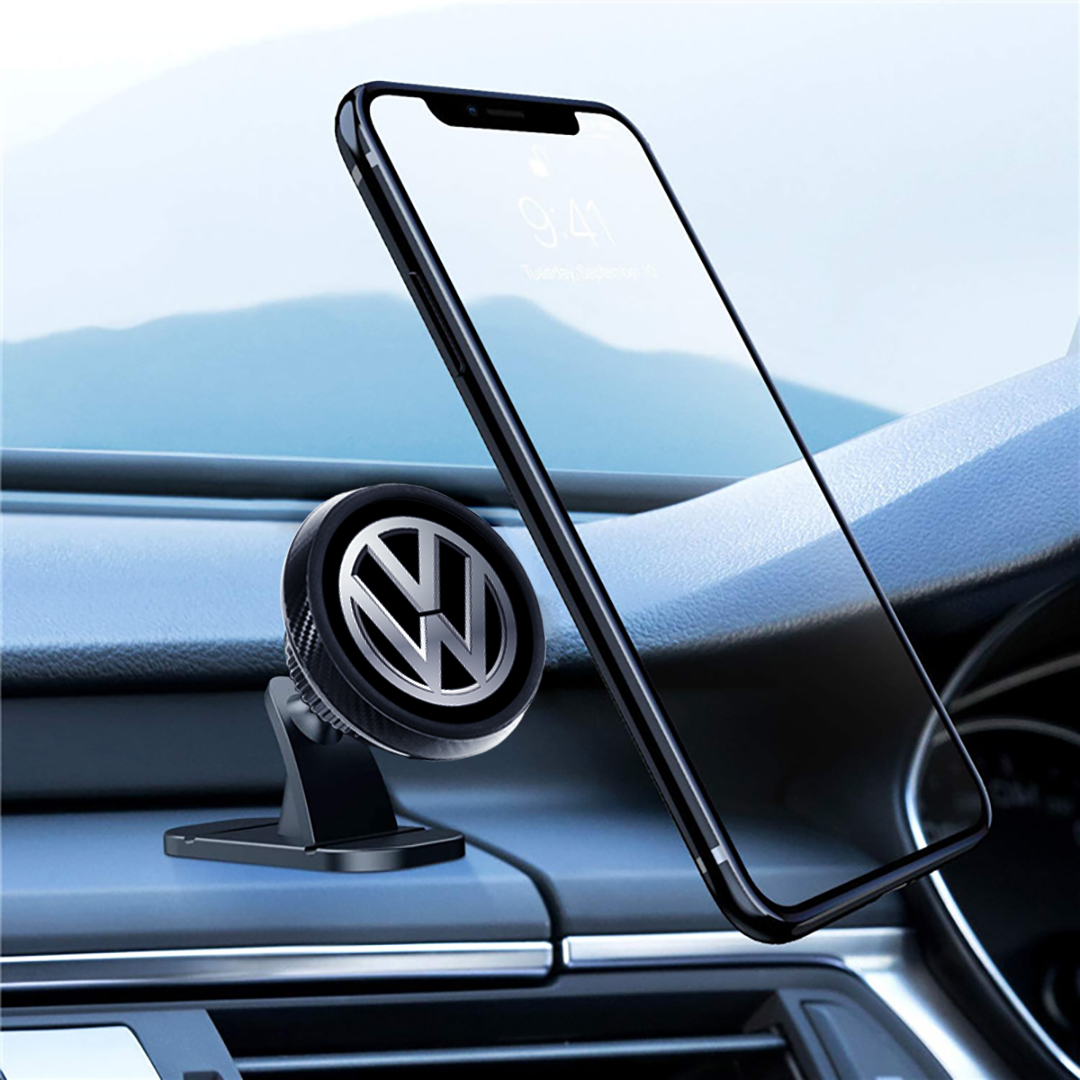 Магнитный держатель для телефона в авто на торпедо Magnetic Phone Bracket с  логотипом Volkswagen Черный – фото, отзывы, характеристики в  интернет-магазине ROZETKA от продавца: Nice Gadget | Купить в Украине:  Киеве, Харькове,