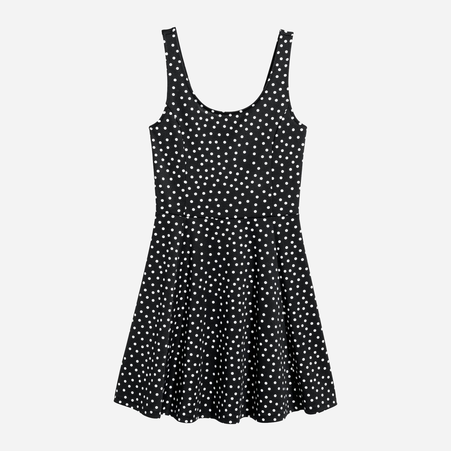 

Платье H&M 4673025-AANX 42 Черное с белым