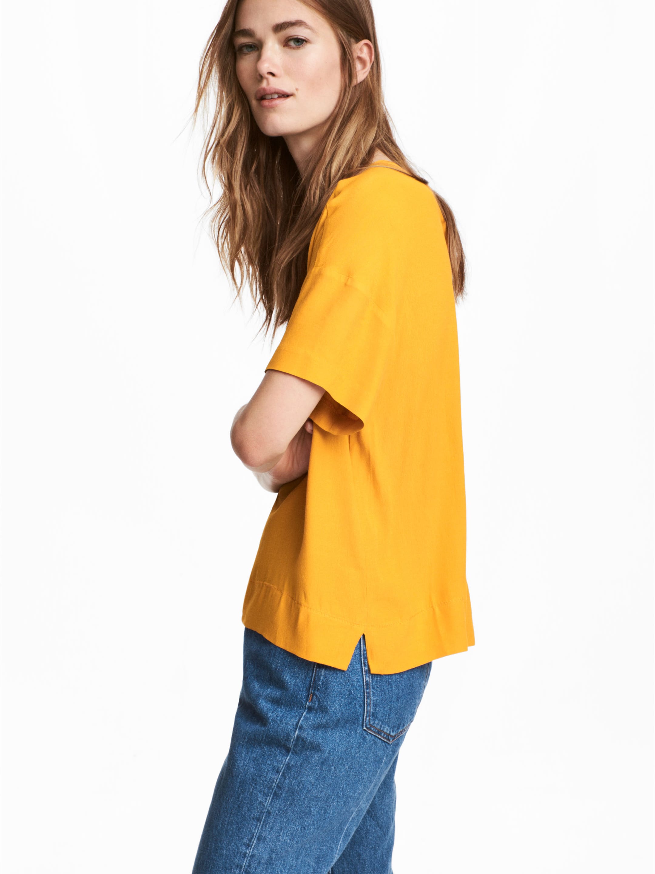 

Блузка H&M 5354786-ACSC 38 Горчичная