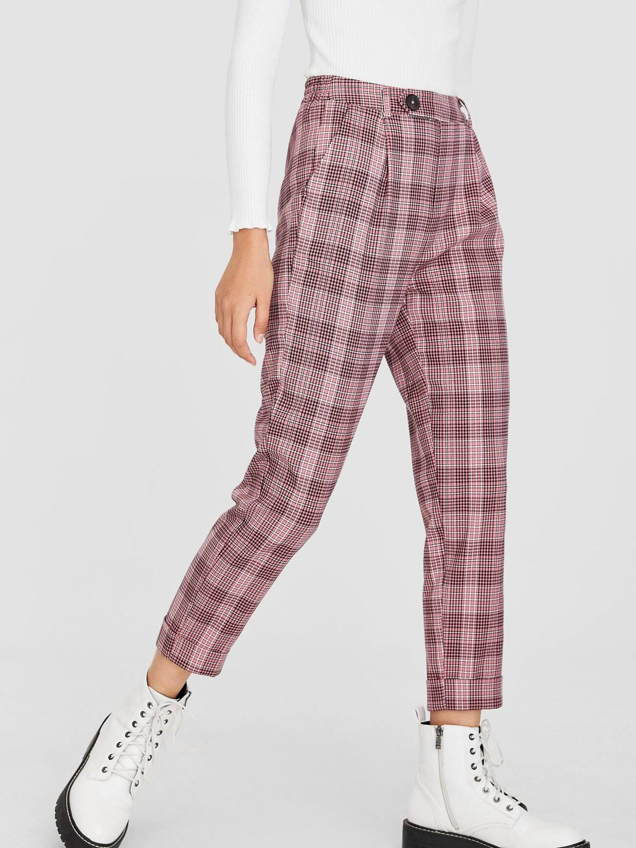 

Брюки Stradivarius 4559/408/141-ABDG S Розовые