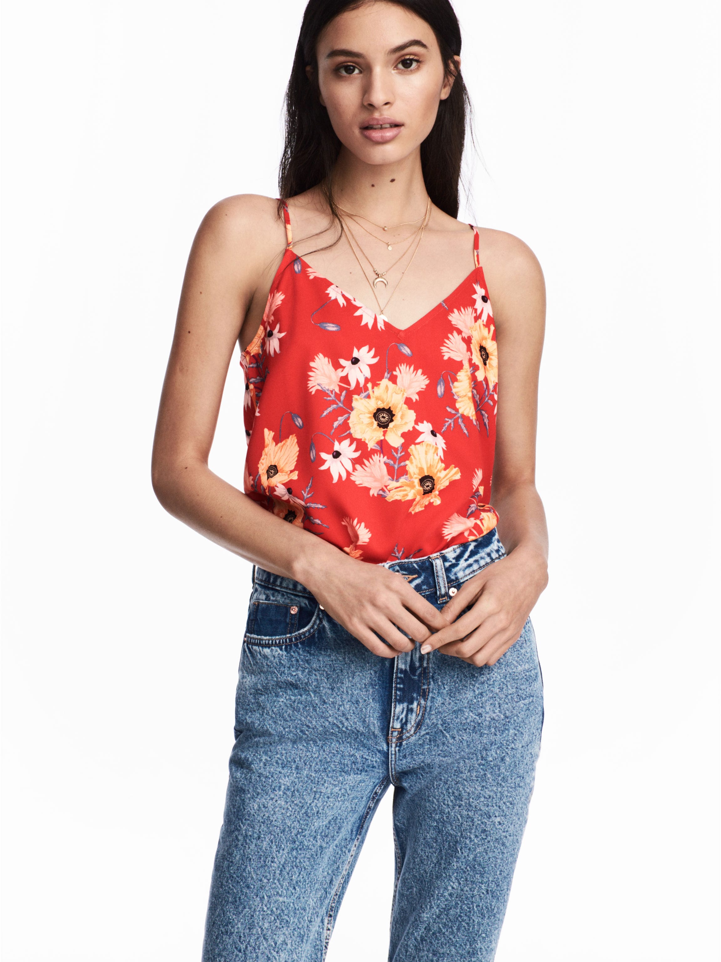 

Топ H&M 4785945-AAPQ 32 Красный