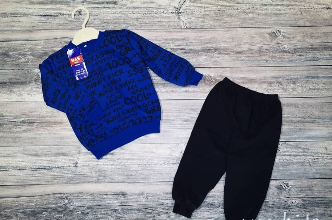 

Костюм Nas Bebe Буквы 9мес 74см синий