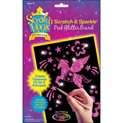 

Набор для творчества Melissa&Doug Сверкающая розовая царапка Для принцессы (MD5810)