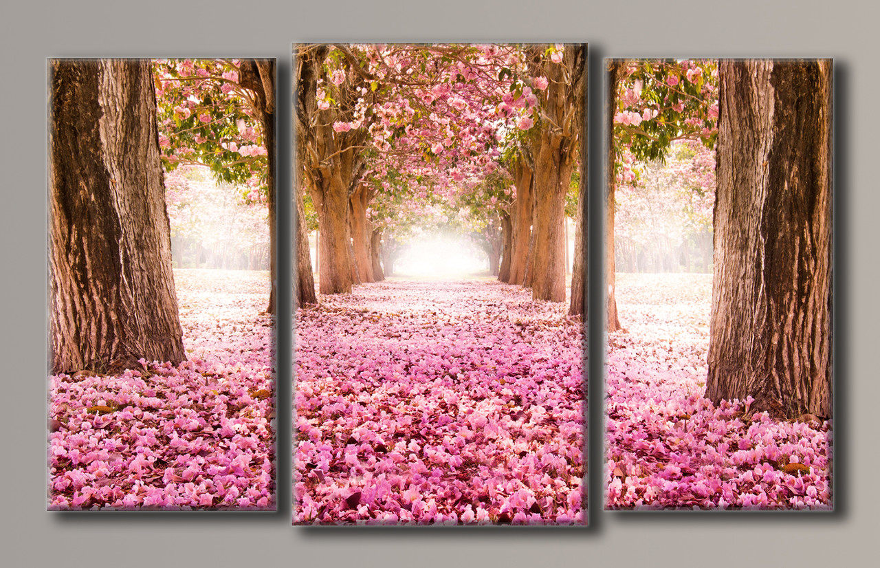 

Картина модульная HolstArt Парк сакура 100*150см арт.HAT-243