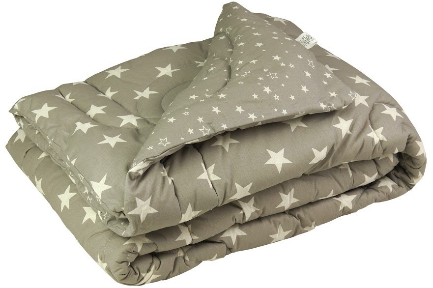 

Одеяло Руно Grey Star Евро 200*220 см бязь/овечья шерсть особо теплое арт.322.02ШУ_Grey Star
