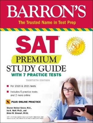 

SAT Premium Study Guide with 7 Practice Tests