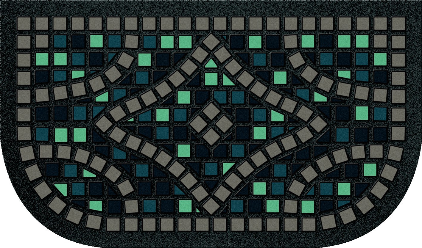 

Коврик придверный Euroflock FORMAT Tour Mosaico BLU 40х68