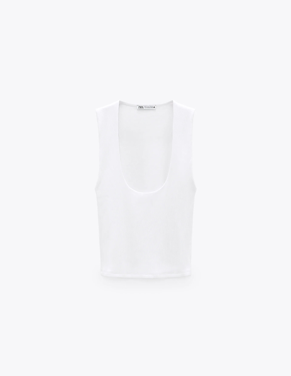 

Майка Zara Ж1064270 (4174/027/250) цвет белый, Майка Zara Ж1064270 (4174/027/250) цвет белый M