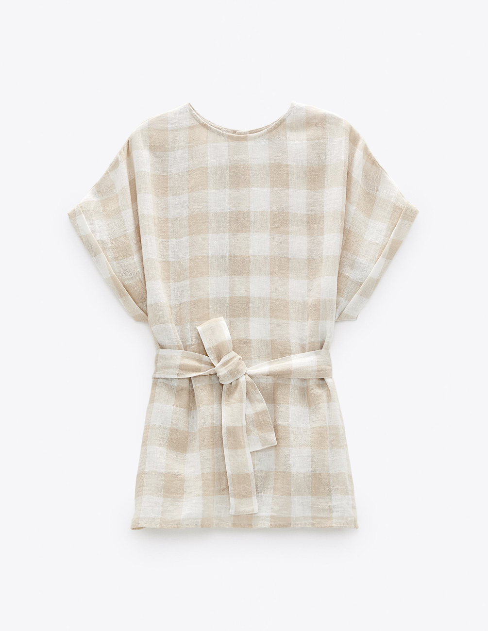 

Блуза Zara Ж1060146 (8372/035/710) цвет бежевый XS