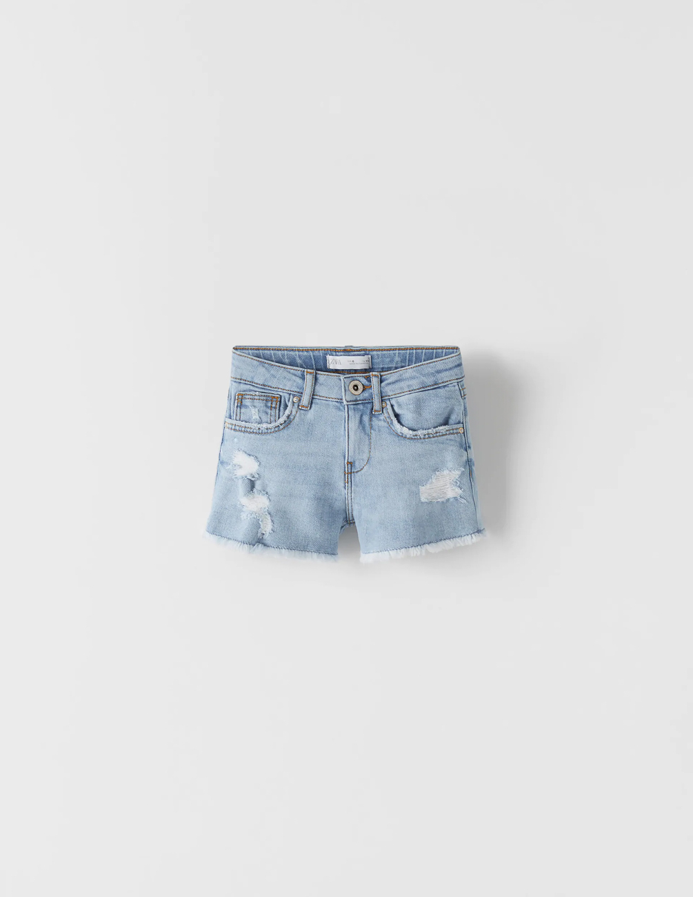 

Шорты Zara ДД004281 (7227/604/406) цвет голубой 128