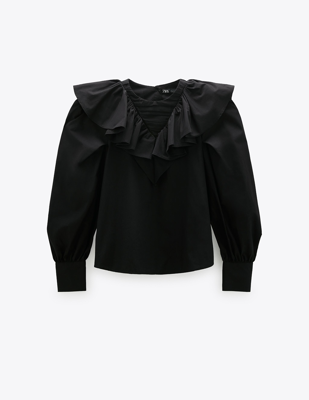 

Блуза Zara Ж1060058 (6929/003/800) цвет черный XS