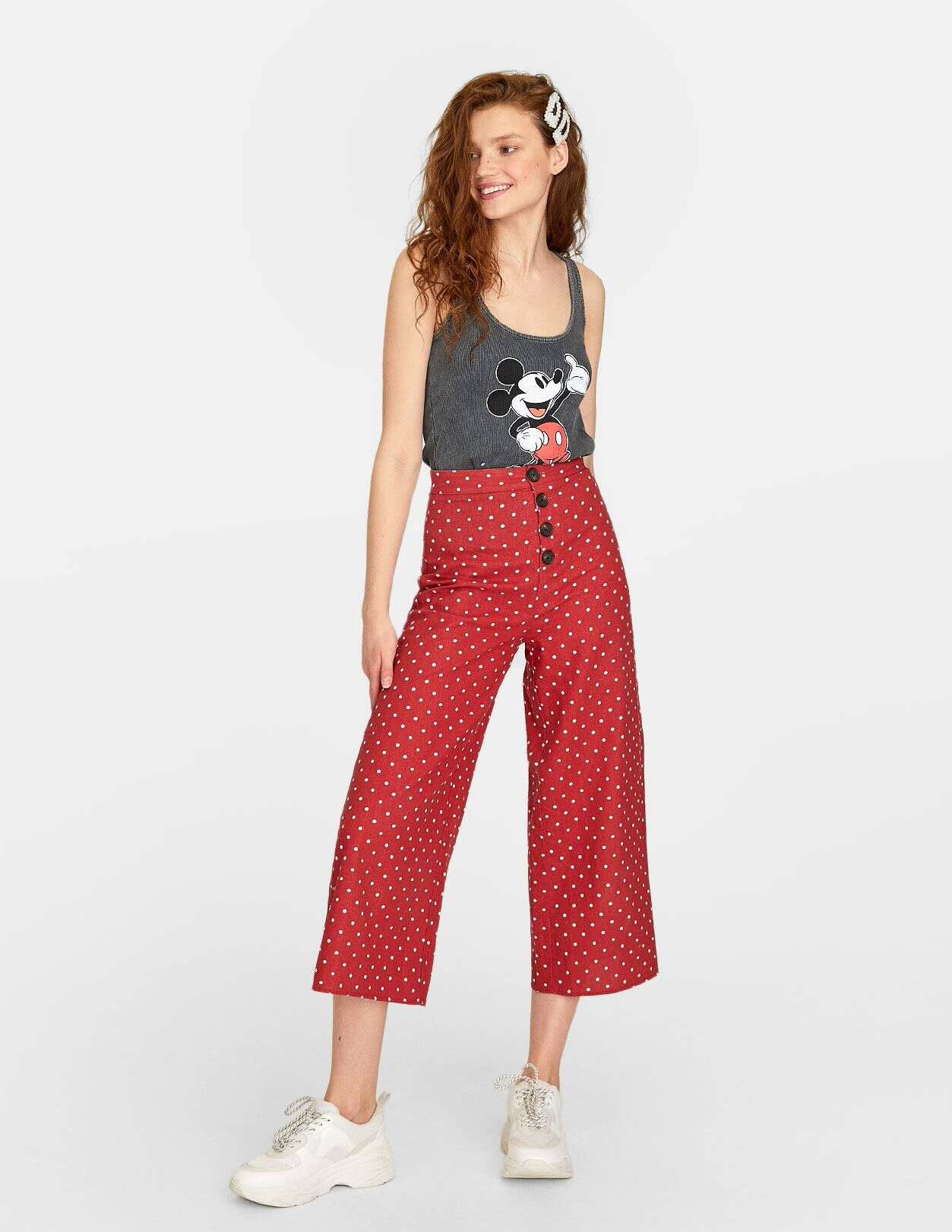 

Майка Stradivarius Ж1063890 (6738/530/250) цвет серый M