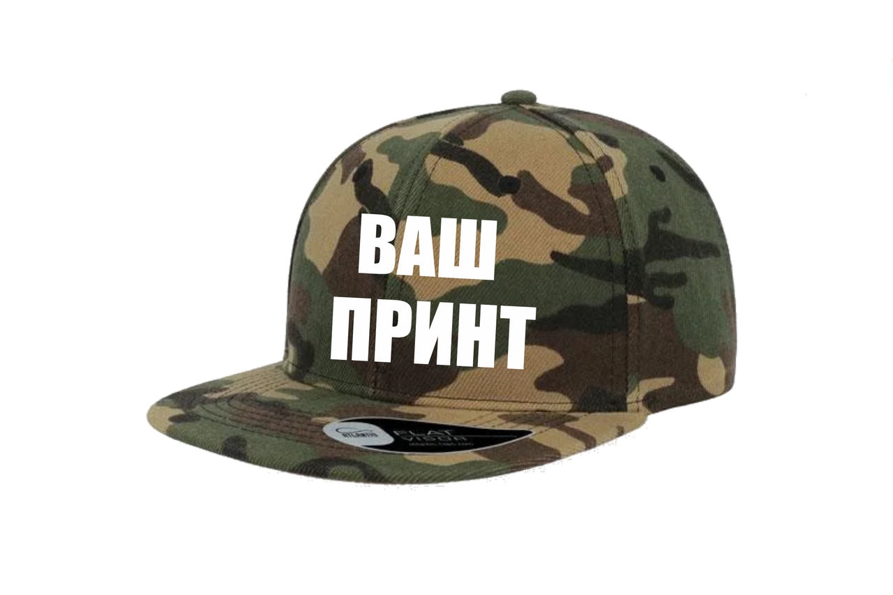

Кепка с прямым козырьком Snap Back Камуфляж