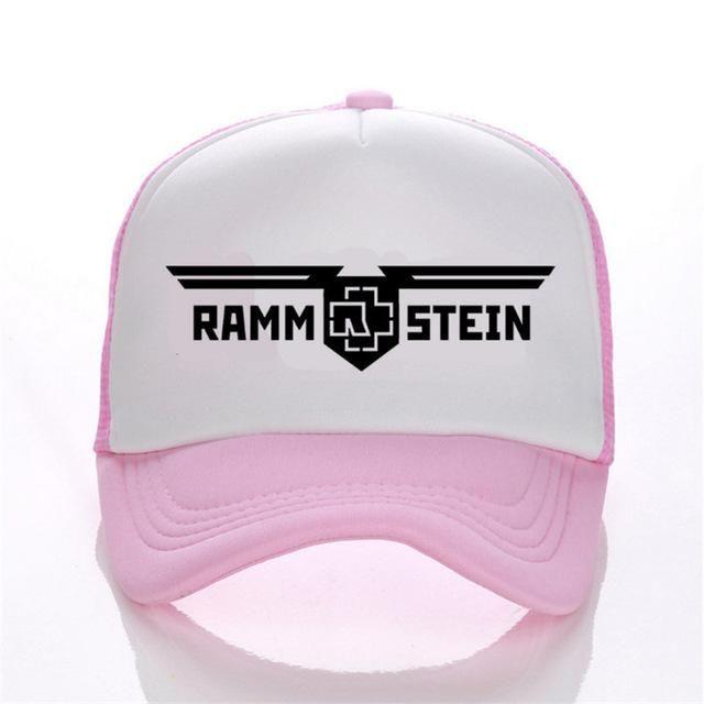 

Кепка Тракер Rammstein Рамштайн Розовая