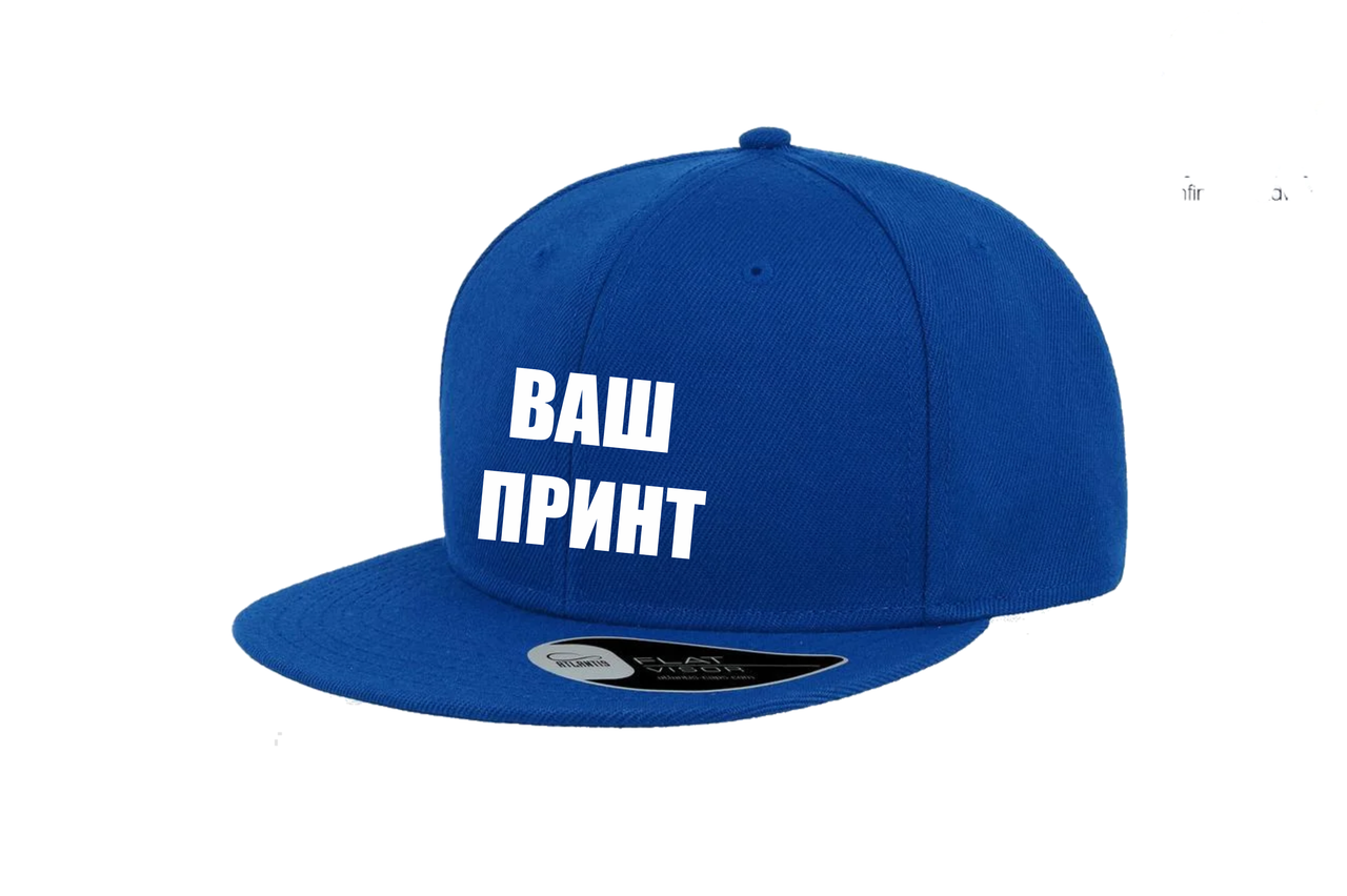 

Кепка с прямым козырьком Snap Back Синяя