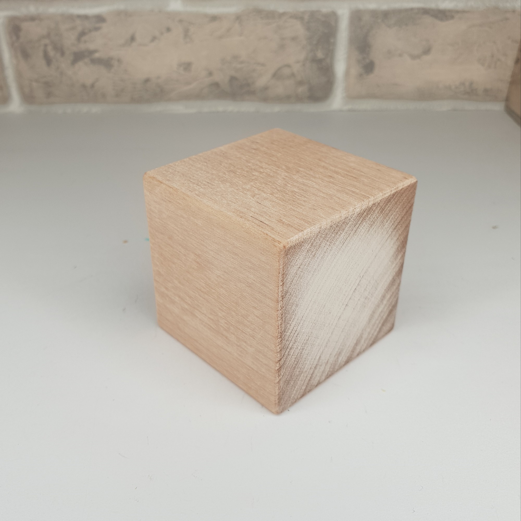 Деревянный кубик с твердой породы дерева (береза) 5х5х5 см натуральный ...