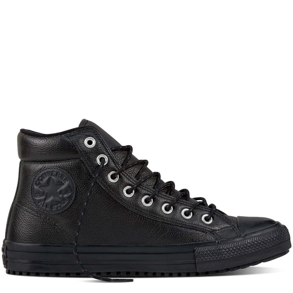 

Ботинки Converse Чёрные Кожаные Женские Конверсы 157686C Размер 37