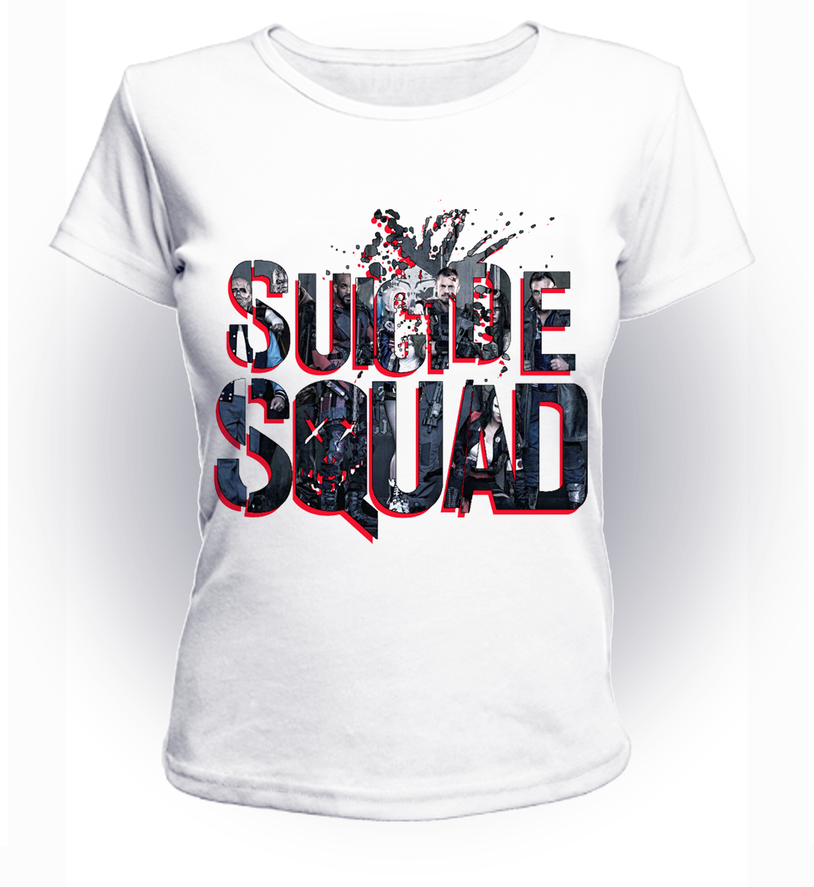 

Футболка GeekLand Отряд Самоубийц Suicide Squad Надпись SS.01.056 (FU21SS.01.056/girl-170)