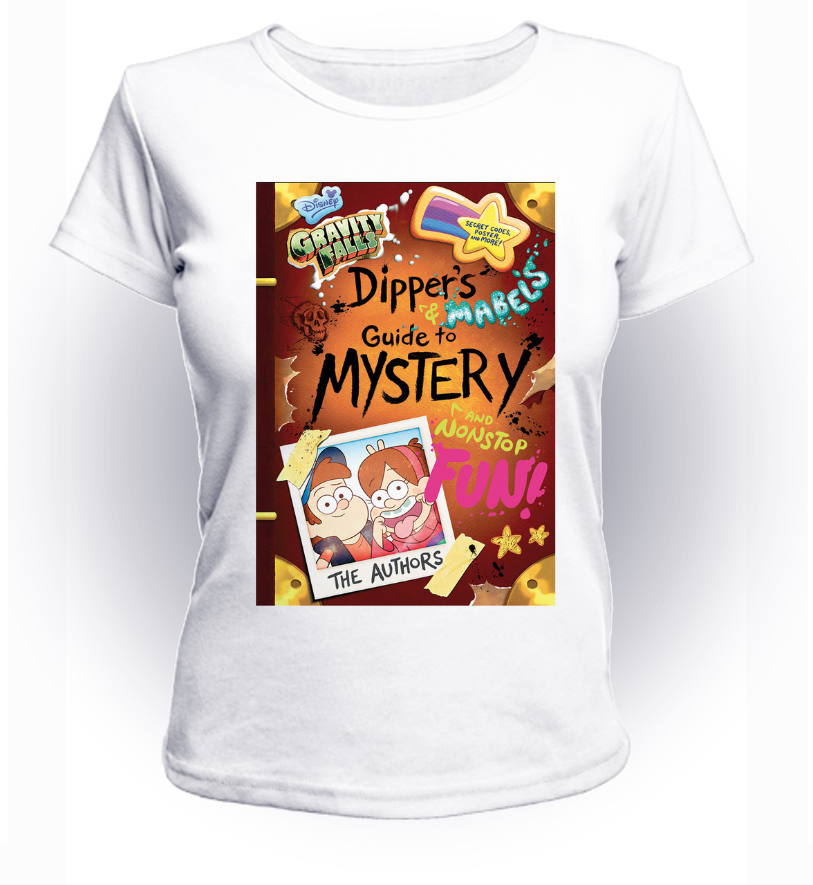 

Футболка GeekLand Гравити Фолз Gravity Falls Dipper and Mabels Guide GF.01.002 (FU21GF.01.002/wom-XXL)