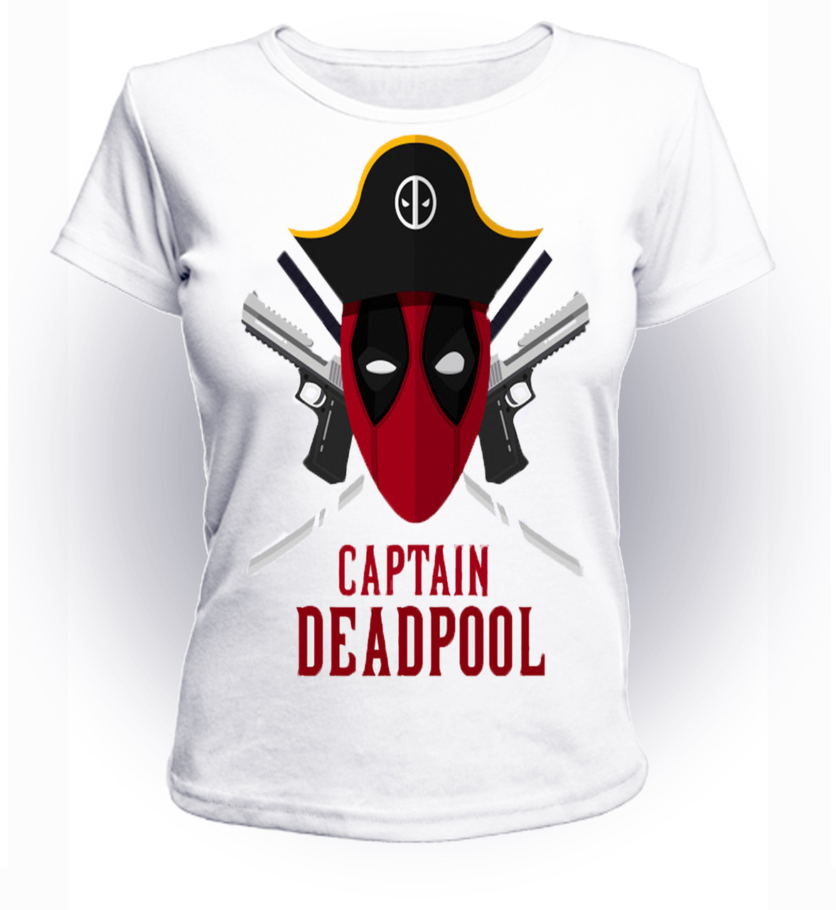 

Футболка GeekLand Дэдпул Captain Deadpool DP.01.058 (FU21DP.01.058/girl-122)