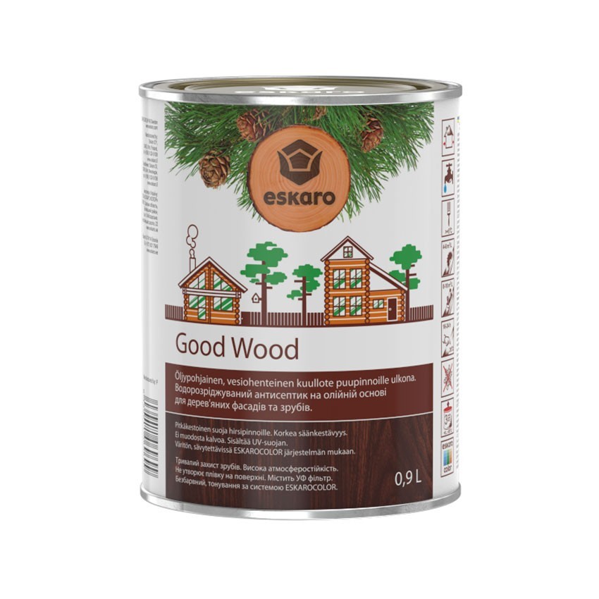 

Морилка Для Дерева Eskaro Good Wood 0.9 л прозрачный; тонировка