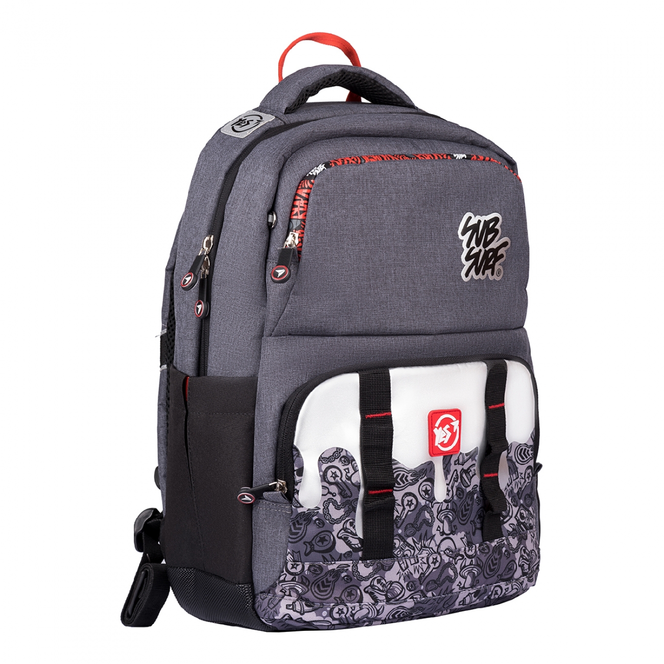 

Рюкзак Yes TS-49 TSubSurf Black and White 18л (558567)