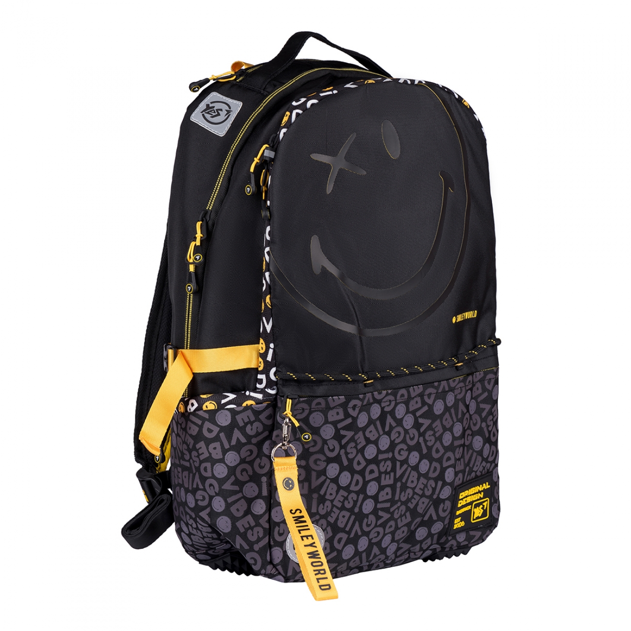 

Рюкзак Yes T-124 Smiley World.Black&Yellow 17л (557870)