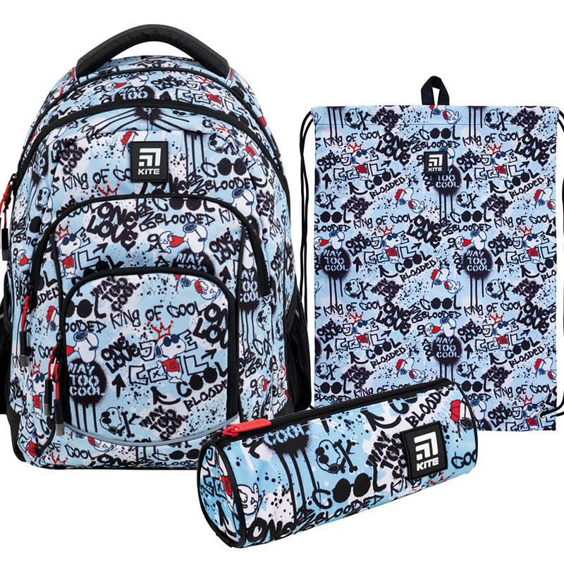 

Школьный набор Kite Education Peanuts Snoopy 23л (SET_ SN21-814M)
