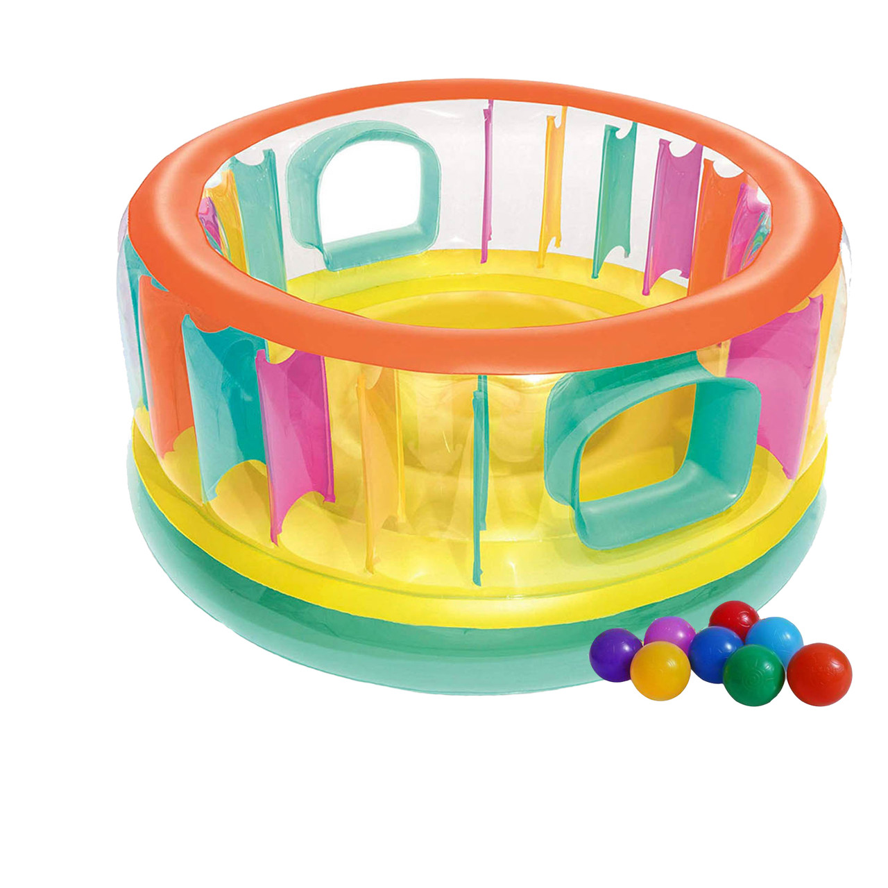 

Надувной батут Bestway 52262-1 «Bounce Jam Bouncer» 180х86 см с шариками 10 шт
