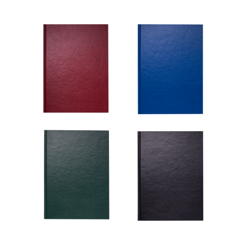 

Книга канцелярська Buromax OFFICE, А4, 192 арк., клітинка, офсет,мікс 4 обкладинки тверда обкладинка з бумвінілом