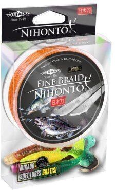 

Шнур Mikado Nihonto Fine Braid 150м 0,40мм 34,80кг orange