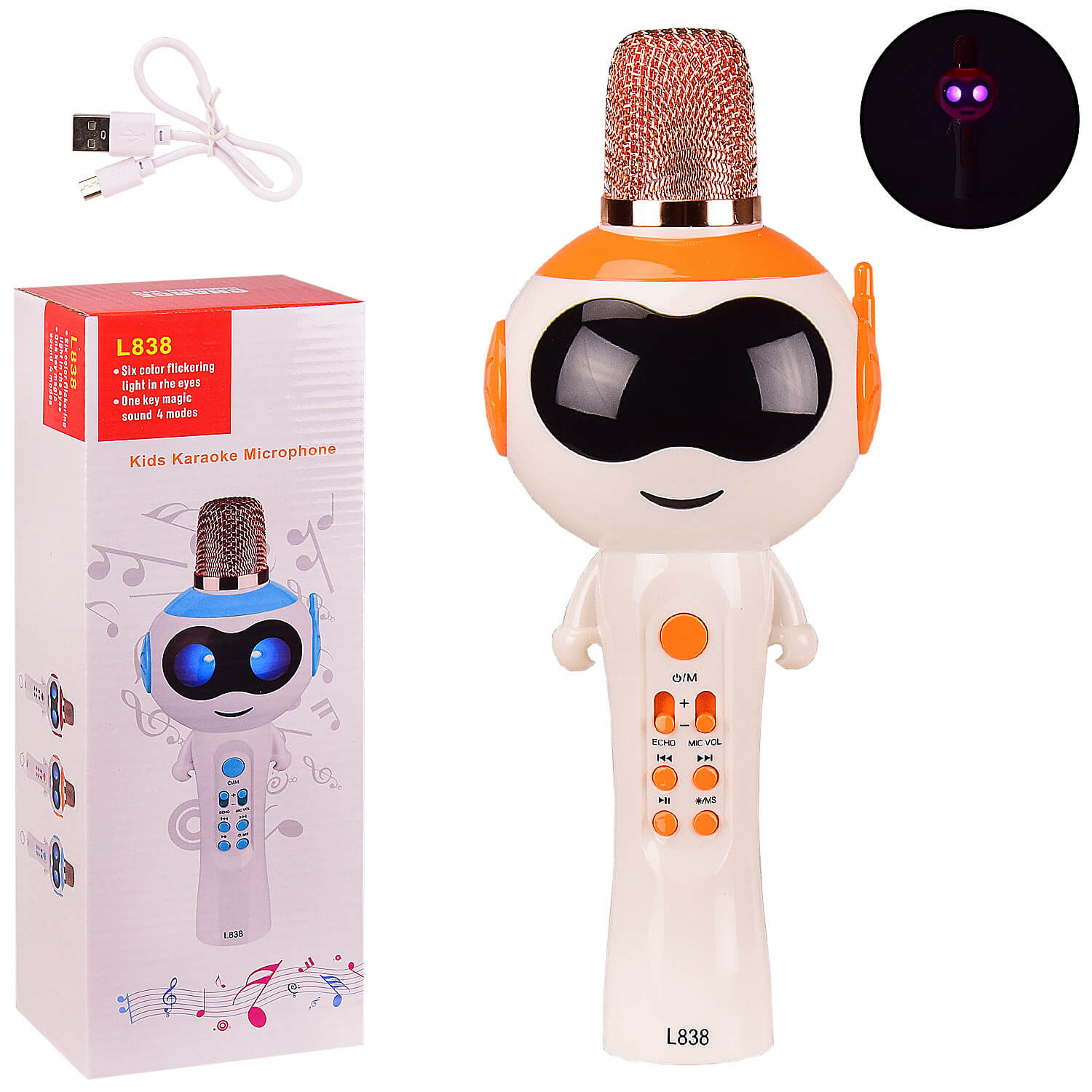 

Микрофон-караоке 9-7-22 см M156 A-Toys (M156)