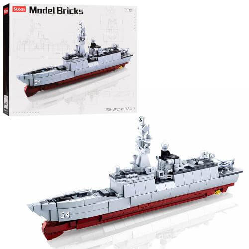 

Конструктор SLUBAN «Военный корабль» 33 см 417 дет M38-B0702 Sluban (M38-B0702)